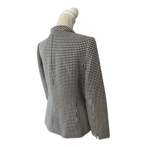 Tahari Houndstooth Blazer - Size 10P - Picture 5 of 10